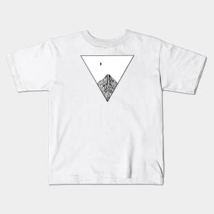Nature in a triangle Kids T-Shirt